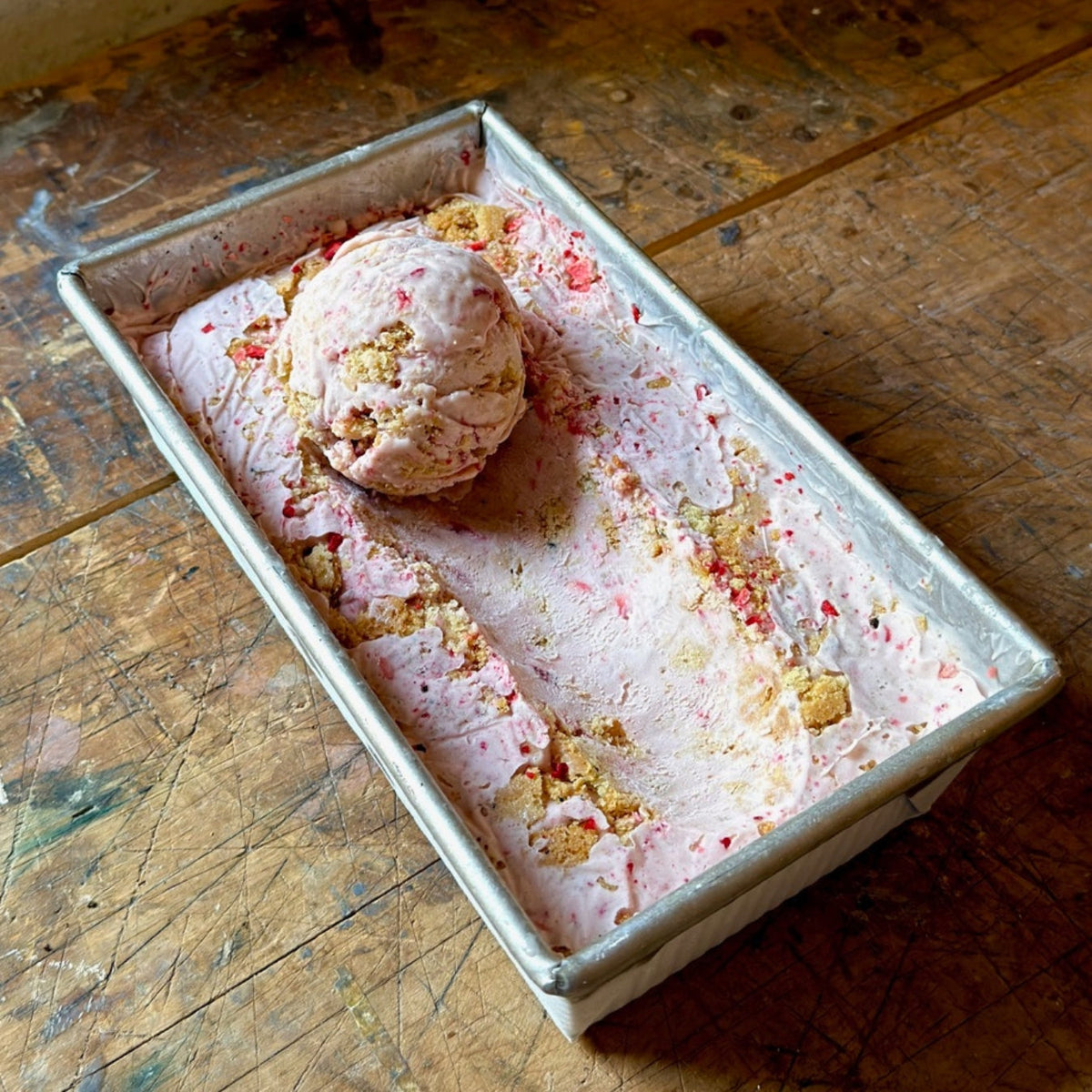 Strawberry Black Pepper Ice Cream